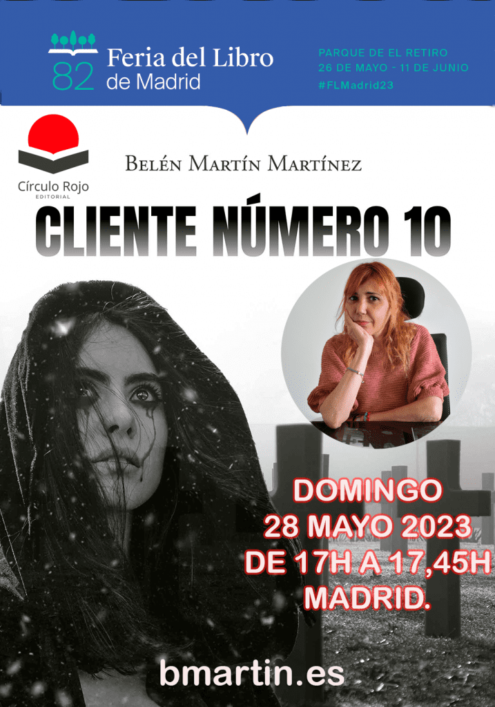 Belén Martín Martínez en la Feria del Libro de Madrid 2023.