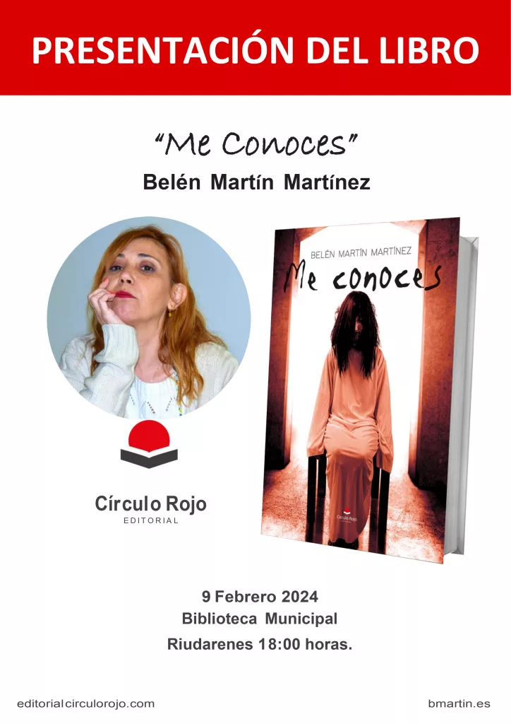 La Escritora y Aurora Belén Martín Martínez Presenta su nuevo Libro Me conoces es Riudarenes